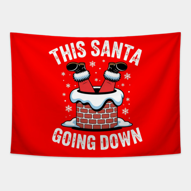 Funny-Christmas Tapestry by Creatifly Graphic Tees