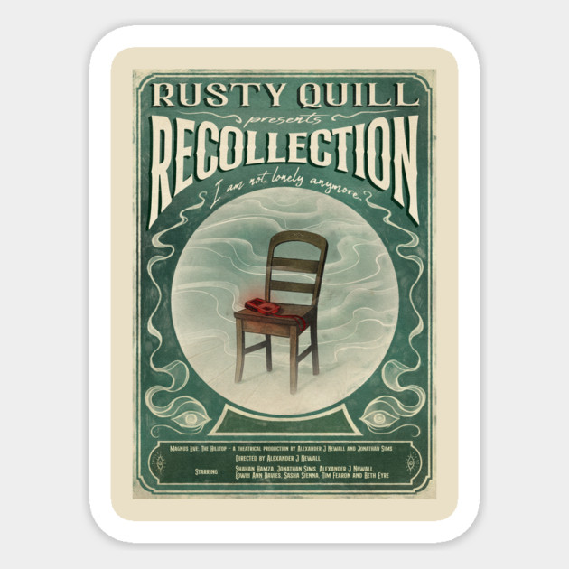 The Hilltop: Recollection Sticker by Rusty Quill