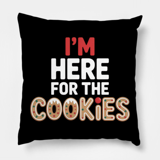 Funny-Christmas Pillow by Creatifly Graphic Tees