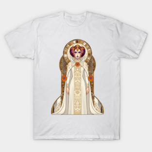 Princess Leia Classic Portrait – Iconic Star Wars Character Illustration T-Shirt