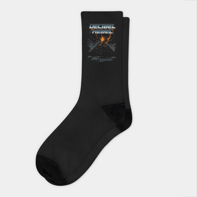 Decibel Rebel Socks by Designed By Marty