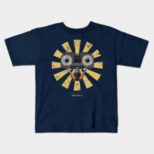 Johnny 5 Retro Japanese Short Circuit Kids T-Shirt
