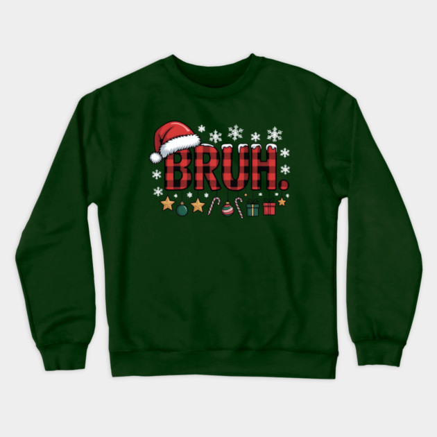 Funny-Christmas Crewneck Sweatshirt by Creatifly Graphic Tees