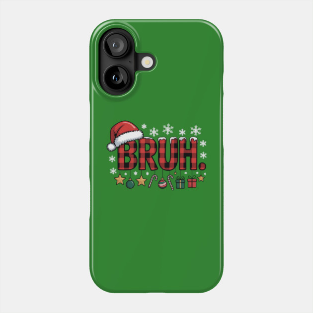 Funny-Christmas Phone Case by Creatifly Graphic Tees