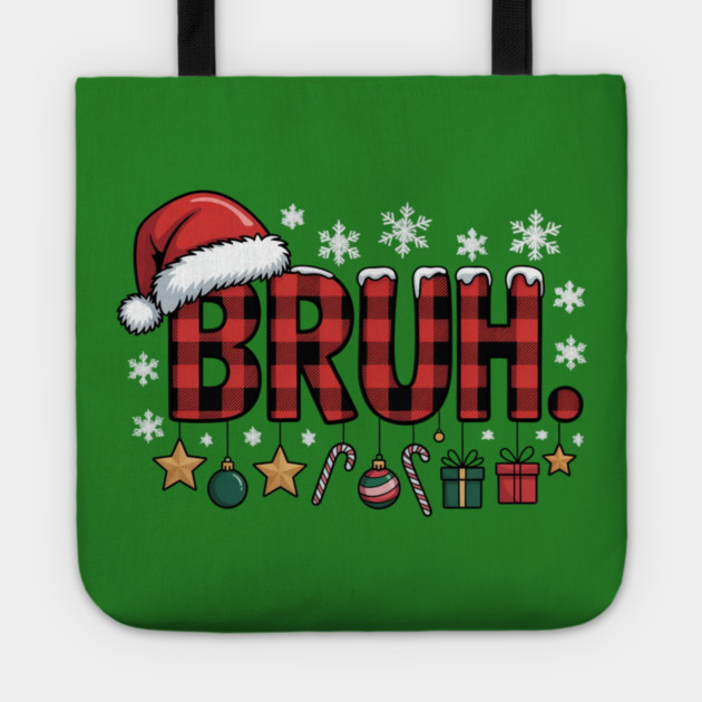 Funny-Christmas Tote by Creatifly Graphic Tees