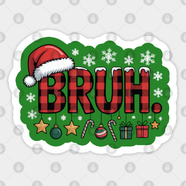 Funny-Christmas Sticker by Creatifly Graphic Tees