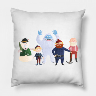 Classic Rudolph the Red Nosed Reindeer Group Pillow