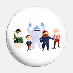 Classic Rudolph the Red Nosed Reindeer Group Pin