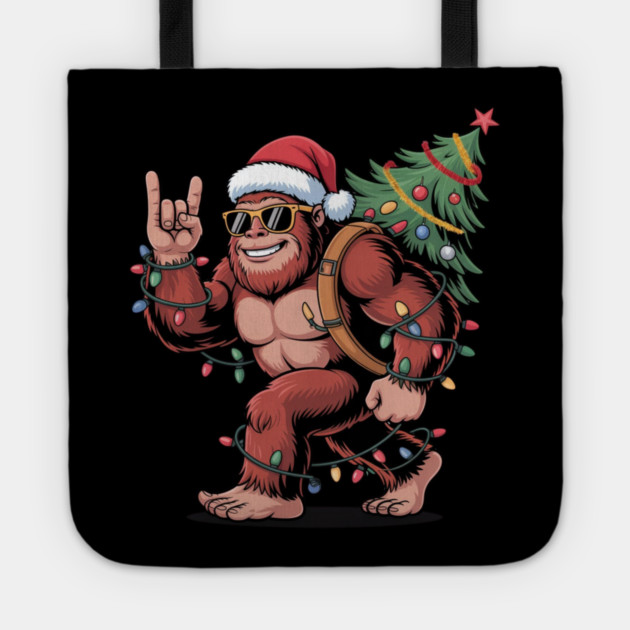 Funny-Christmas Tote by Creatifly Graphic Tees