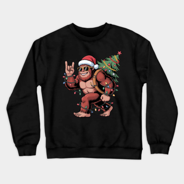 Funny-Christmas Crewneck Sweatshirt by Creatifly Graphic Tees