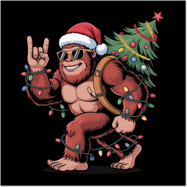 Funny-Christmas Wall Art by Creatifly Graphic Tees