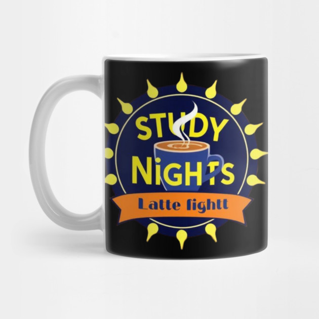 Study Nights Latte Lights books coffee by SR8891