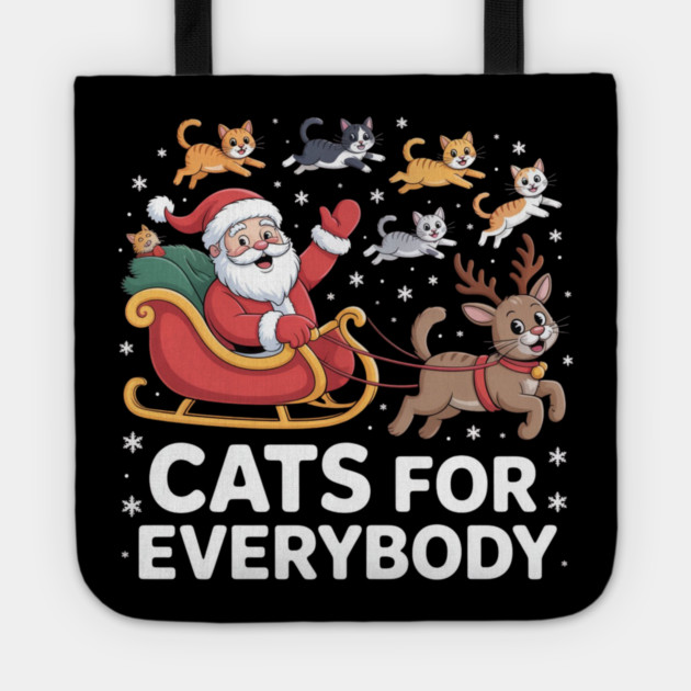 Funny-Christmas Tote by Creatifly Graphic Tees