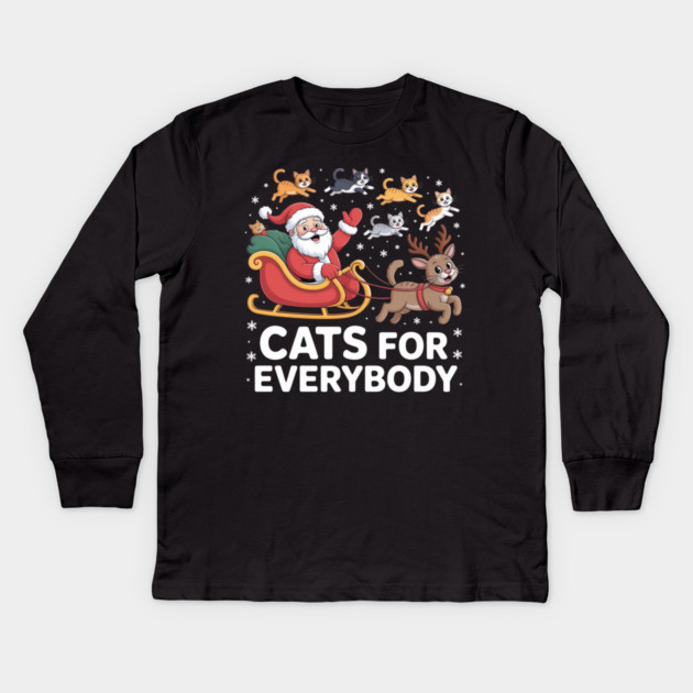 Funny-Christmas Kids Long Sleeve T-Shirt by Creatifly Graphic Tees