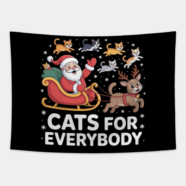Funny-Christmas Tapestry by Creatifly Graphic Tees