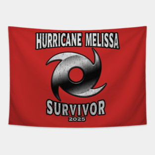 I Survived hurricane melissa 2025 Tropical Storm Tapestry