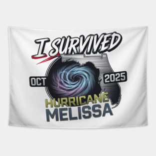 I Survived hurricane melissa 2025 Tropical Storm Tapestry
