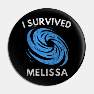 I Survived hurricane melissa 2025 Tropical Storm Pin