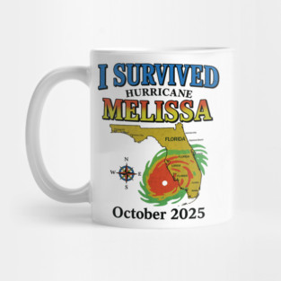 I Survived hurricane melissa 2025 Tropical Storm Mug