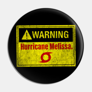 I Survived hurricane melissa 2025 Tropical Storm Pin