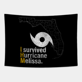 I Survived hurricane melissa 2025 Tropical Storm Tapestry