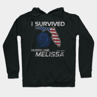 I Survived hurricane melissa 2025 Tropical Storm Hoodie
