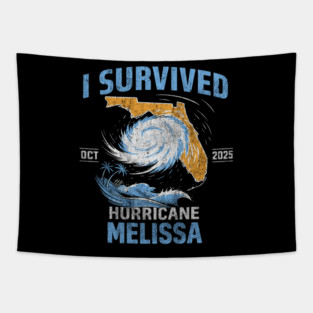 I Survived hurricane melissa 2025 Tropical Storm Tapestry
