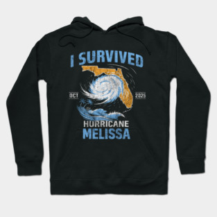 I Survived hurricane melissa 2025 Tropical Storm Hoodie