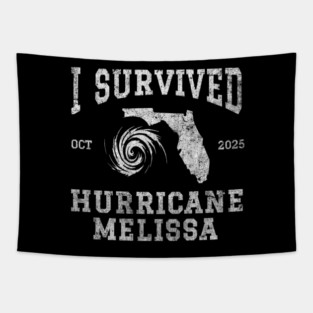 I Survived hurricane melissa 2025 Tropical Storm Tapestry