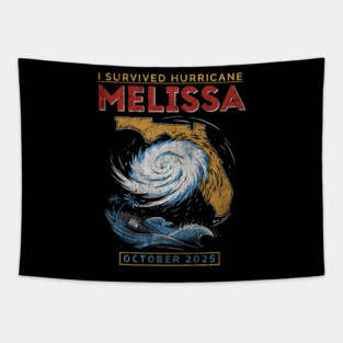 I Survived hurricane melissa 2025 Tropical Storm Tapestry