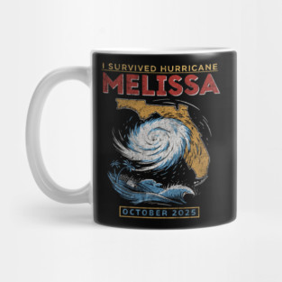 I Survived hurricane melissa 2025 Tropical Storm Mug
