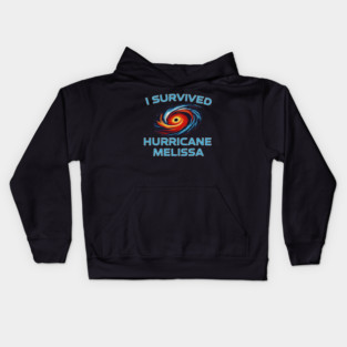 I Survived hurricane melissa 2025 Tropical Storm Kids Hoodie