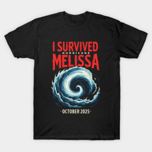 I Survived hurricane melissa 2025 Tropical Storm T-Shirt
