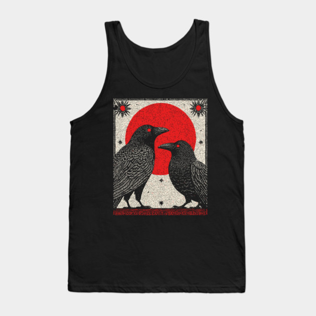 Gothic Ravens - The Witch's Familiars Tank Top by TuncGK