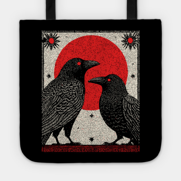 Gothic Ravens - The Witch's Familiars Tote by TuncGK