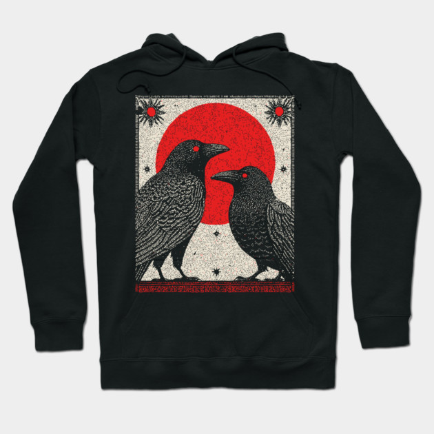 Gothic Ravens - The Witch's Familiars Hoodie by TuncGK