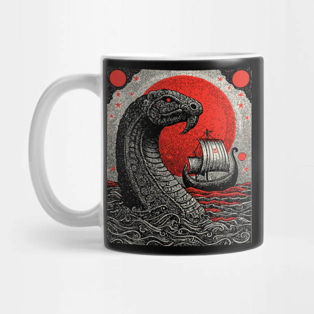 Norse Mythology - Jörmungandr the World Serpent by TuncGK