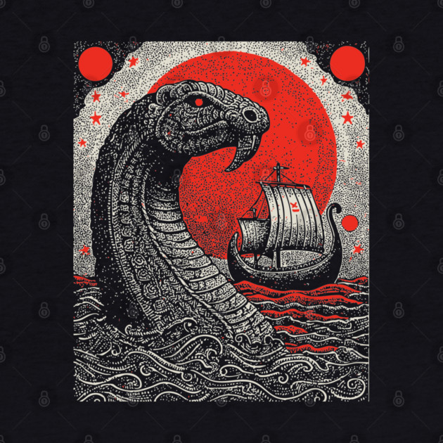 Norse Mythology - Jörmungandr the World Serpent by TuncGK