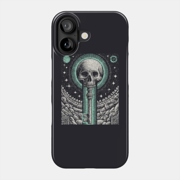 Occult Skull Key - The Key to the Underworld Phone Case by TuncGK