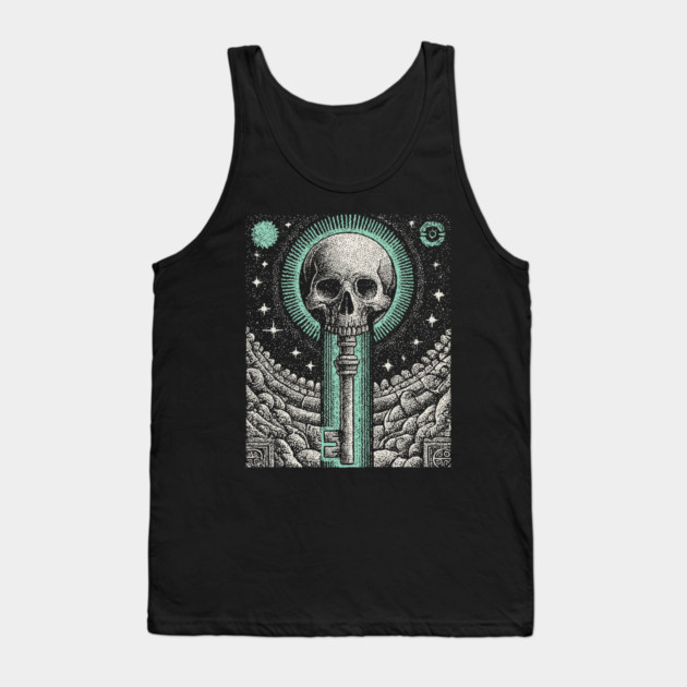 Occult Skull Key - The Key to the Underworld Tank Top by TuncGK
