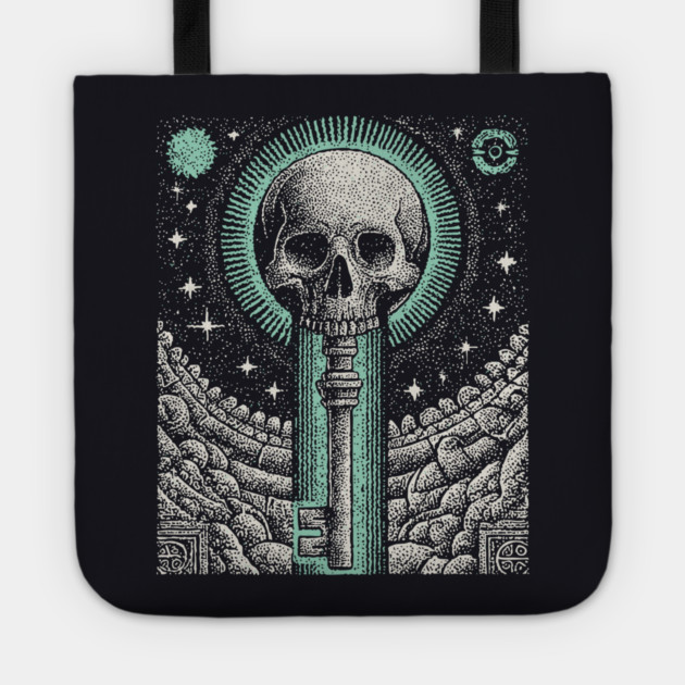 Occult Skull Key - The Key to the Underworld Tote by TuncGK
