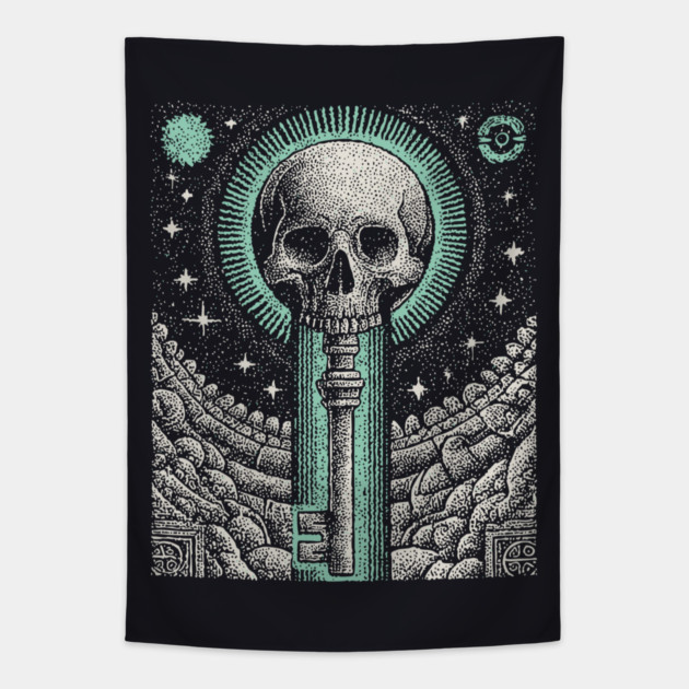 Occult Skull Key - The Key to the Underworld Tapestry by TuncGK