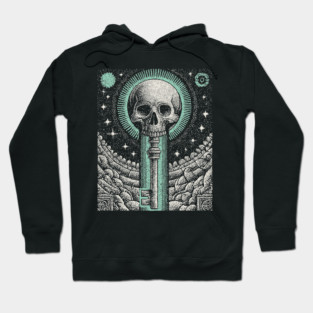 Occult Skull Key - The Key to the Underworld Hoodie