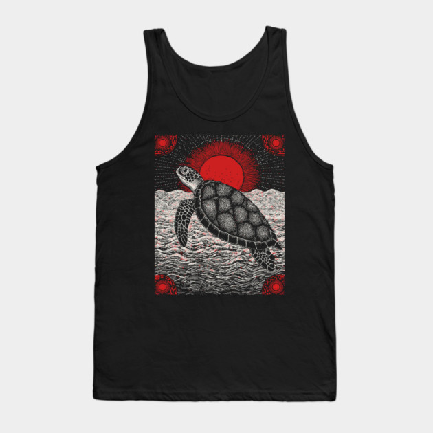 Cosmic Turtle - The World on its Shell Tank Top by TuncGK
