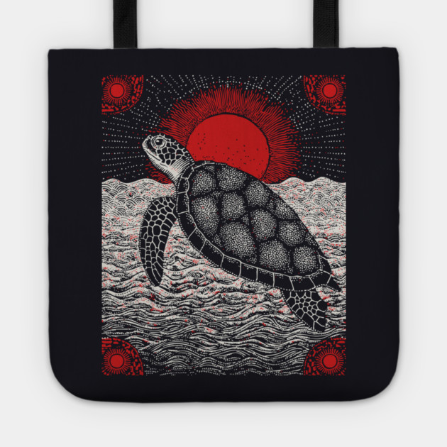 Cosmic Turtle - The World on its Shell Tote by TuncGK
