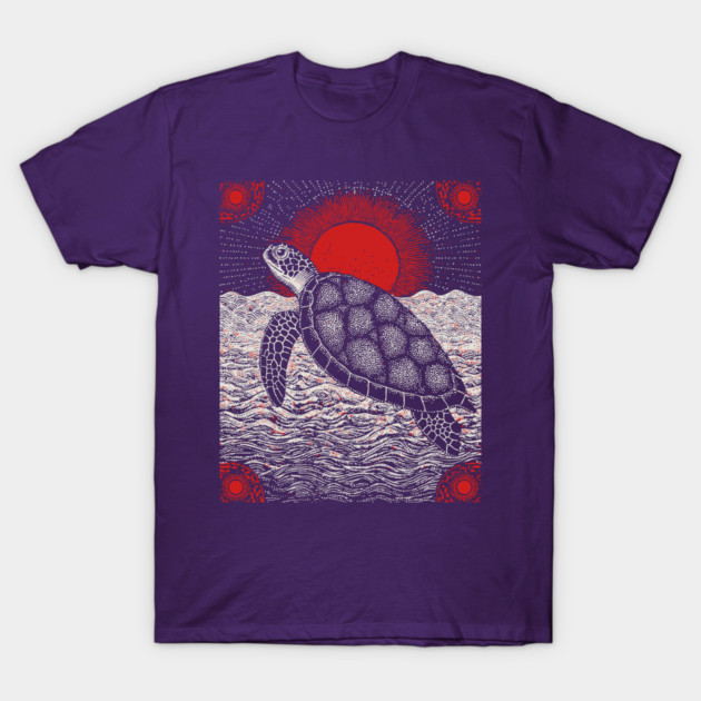 Cosmic Turtle - The World on its Shell T-Shirt by TuncGK