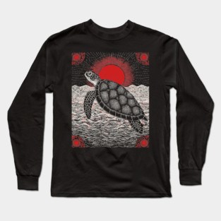 Cosmic Turtle - The World on its Shell Long Sleeve T-Shirt