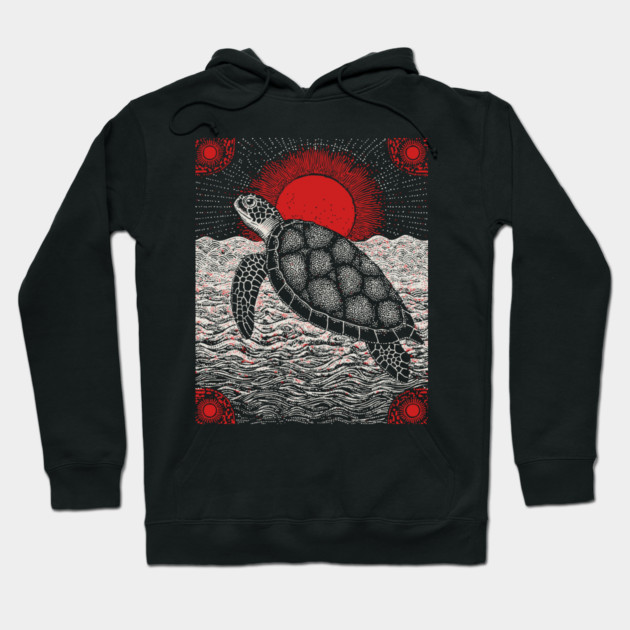 Cosmic Turtle - The World on its Shell Hoodie by TuncGK