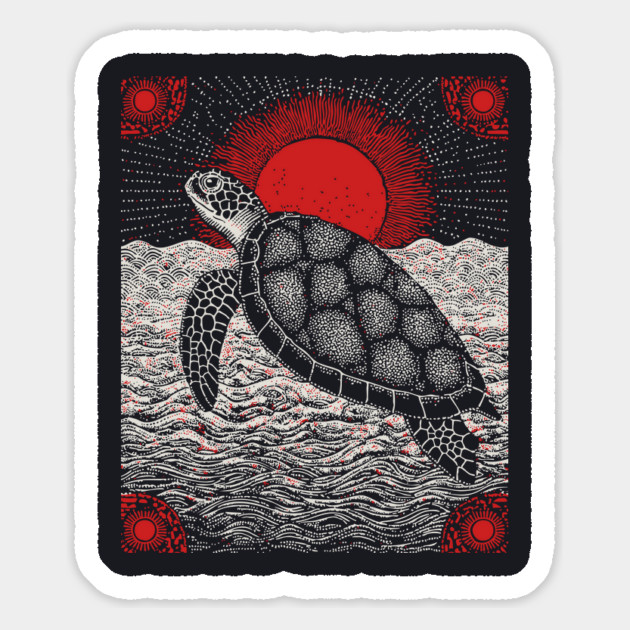 Cosmic Turtle - The World on its Shell Magnet by TuncGK