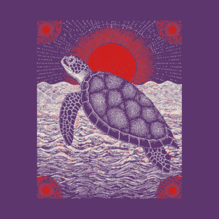 Cosmic Turtle - The World on its Shell T-Shirt